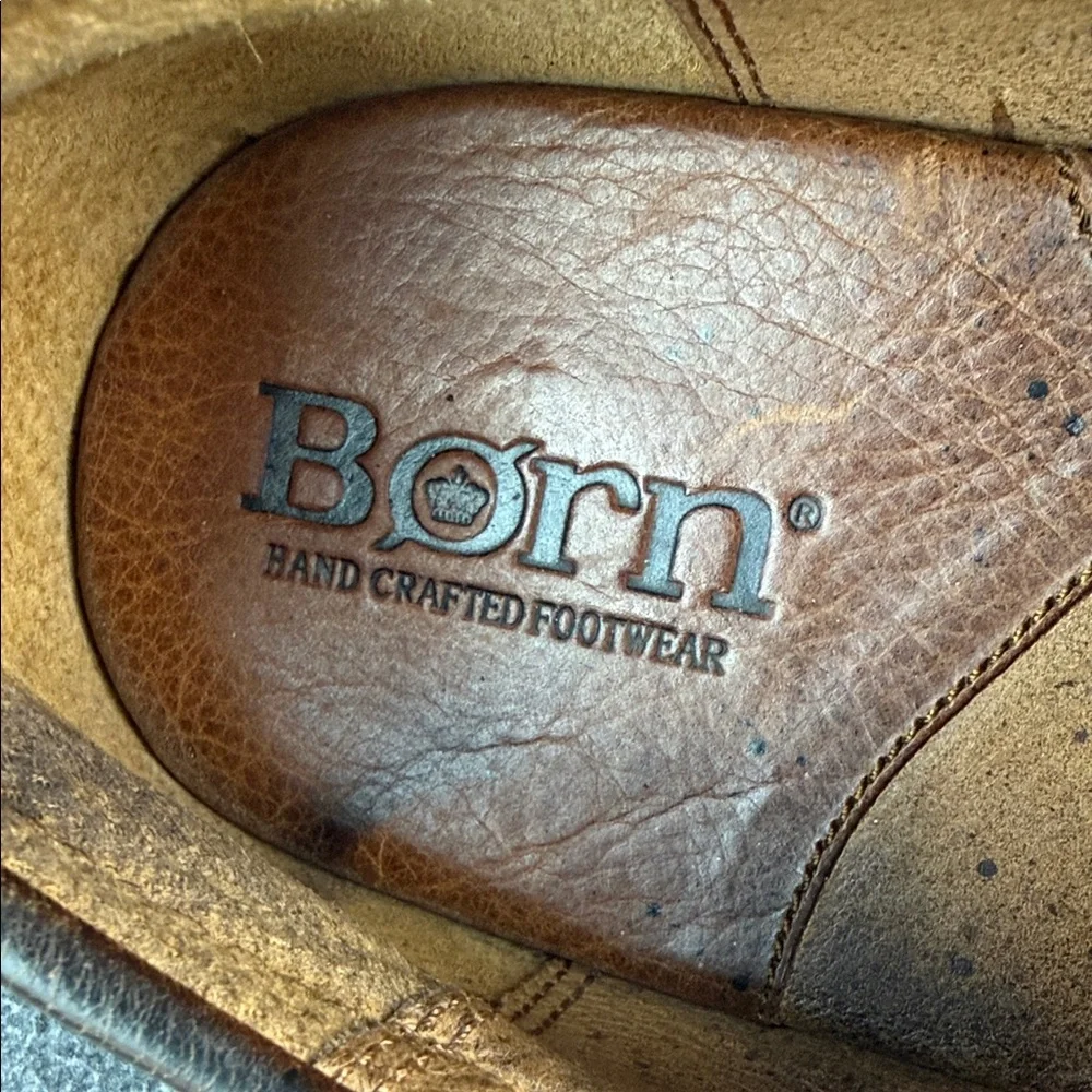 Born Leather‎ Penny Loafers Brown Men's 12 Slip- On Casual Comfort